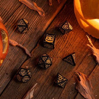 Halloween Pumpkin juodos ir oranžinės šviečiančios tamsoje sp Q Workshop